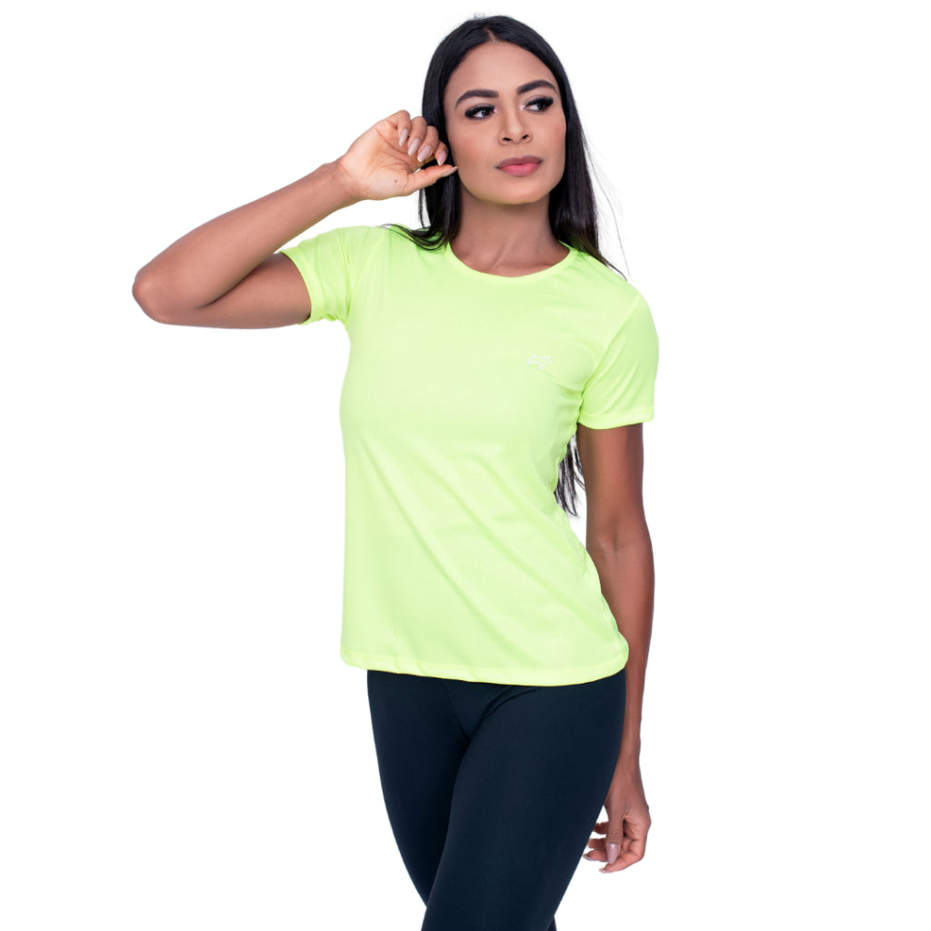 Camiseta Academia Feminina Dry Fit Treino Esportes Parvori