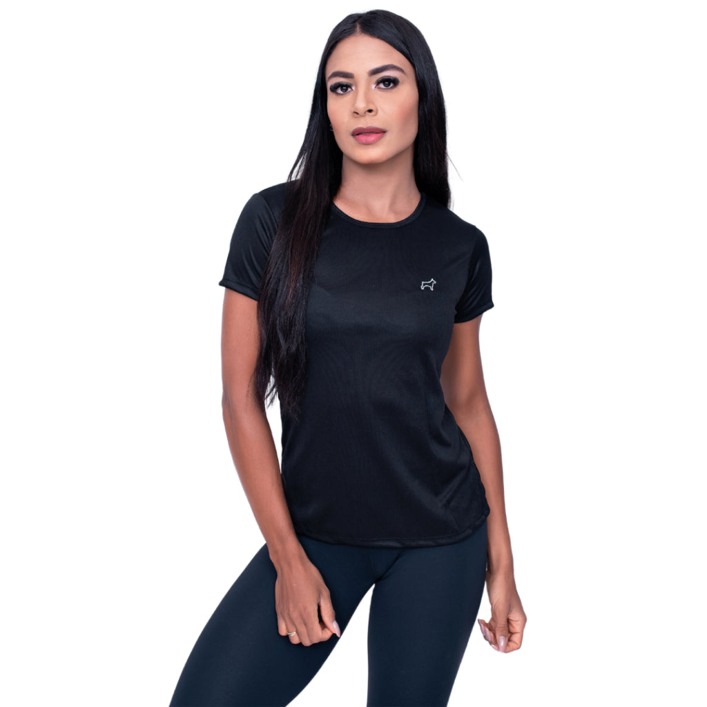 Kit 5 Camiseta Feminina Dry Fit Academia Treino Corrida Esportes Parvori