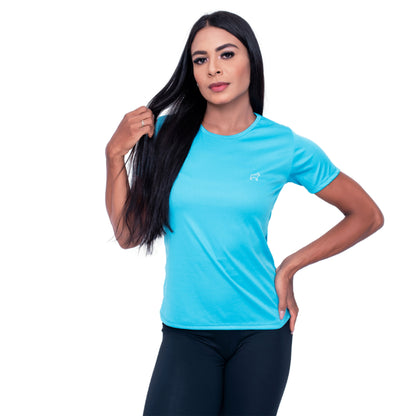Camiseta Academia Feminina Dry Fit Treino Esportes Parvori