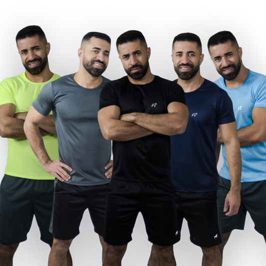 Kit 5 Camiseta Dry Fit Masculina Treino Exercícios Corrida Esportes