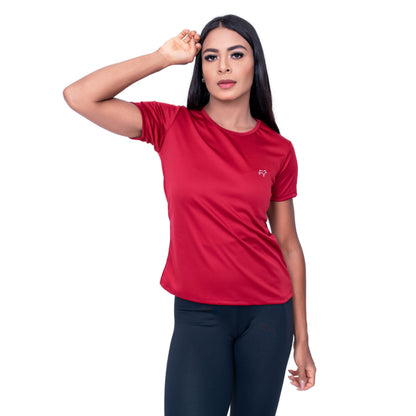 Camiseta Academia Feminina Dry Fit Treino Esportes Parvori