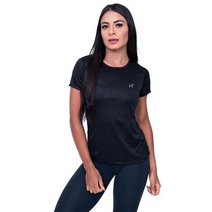 Camiseta Academia Feminina Dry Fit Treino Esportes Parvori